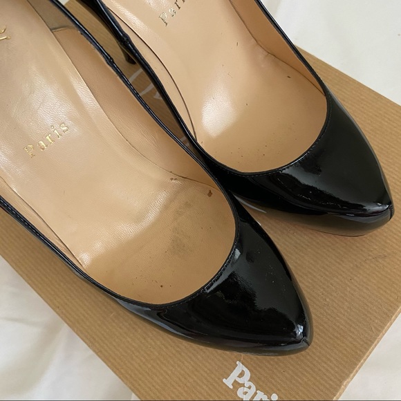 Christian Louboutin Rolando 120 Black Patent heels - Picture 4 of 8